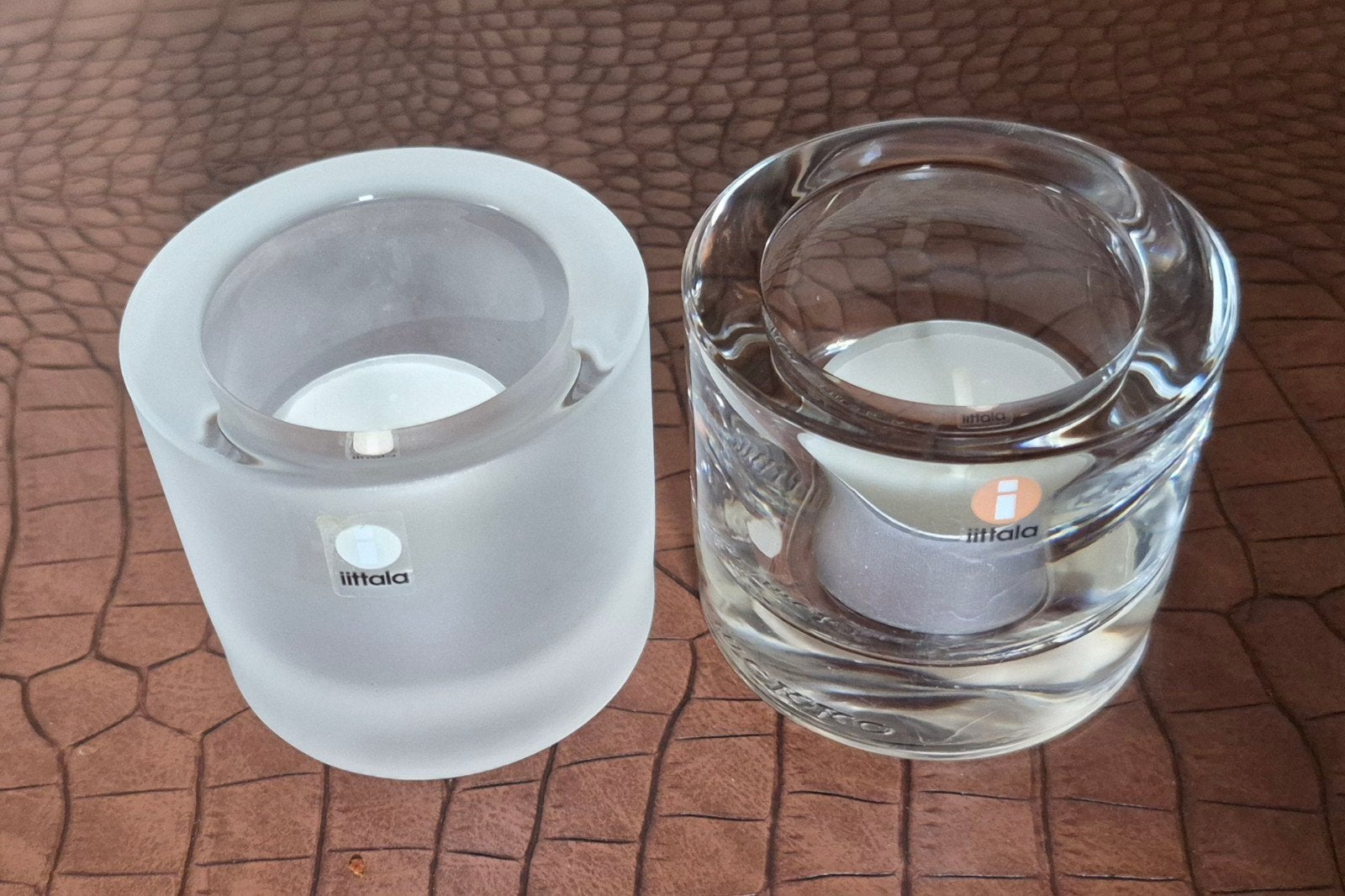 Iittala sfeerlicht 2 stuks, Waxinelichthouder, Ophalen of Verzenden, 6 cm, Iittala