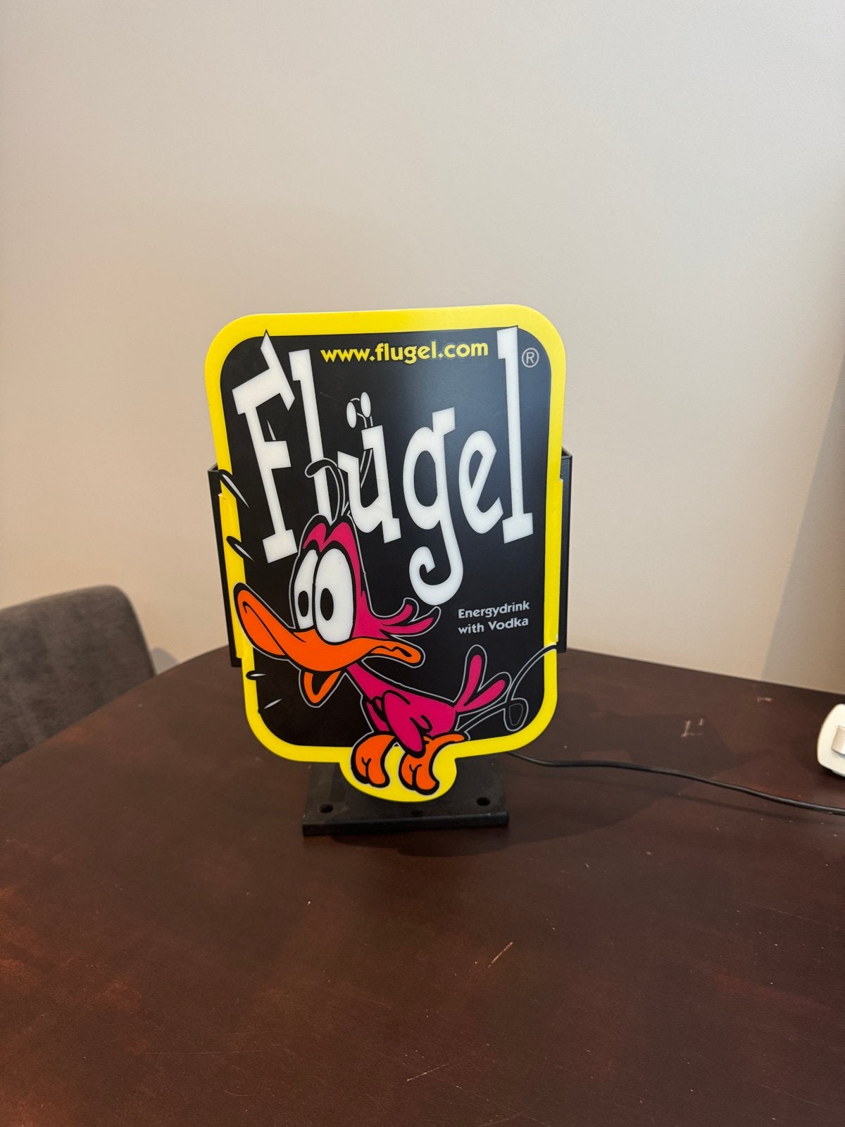 Vintage Flügel lamp - Uniek decoratiestuk, Overige merken, Gebruikt, Kunststof, Meerkleurig