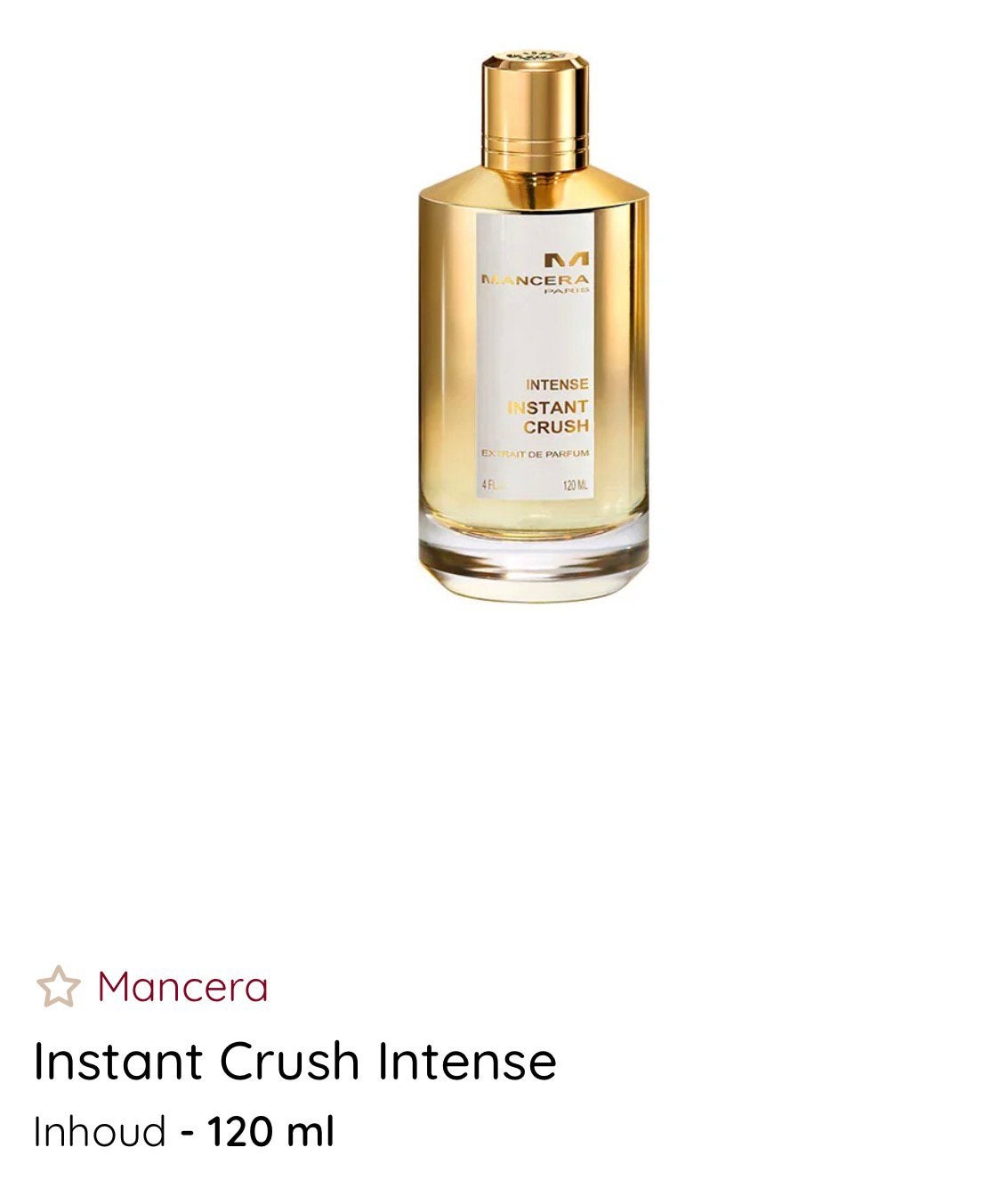 Instant Crush Intense Inhoud - 120 ml, Ophalen of Verzenden, Nieuw