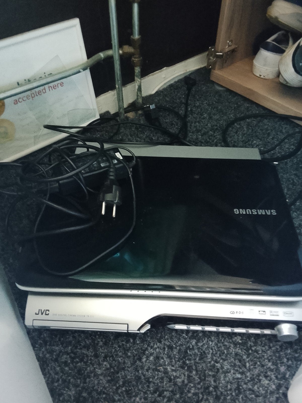 JVC DVD-speler - Zilver/Zwart, Audio, Tv en Foto, Ophalen of Verzenden, Gebruikt, Dvd-speler, JVC