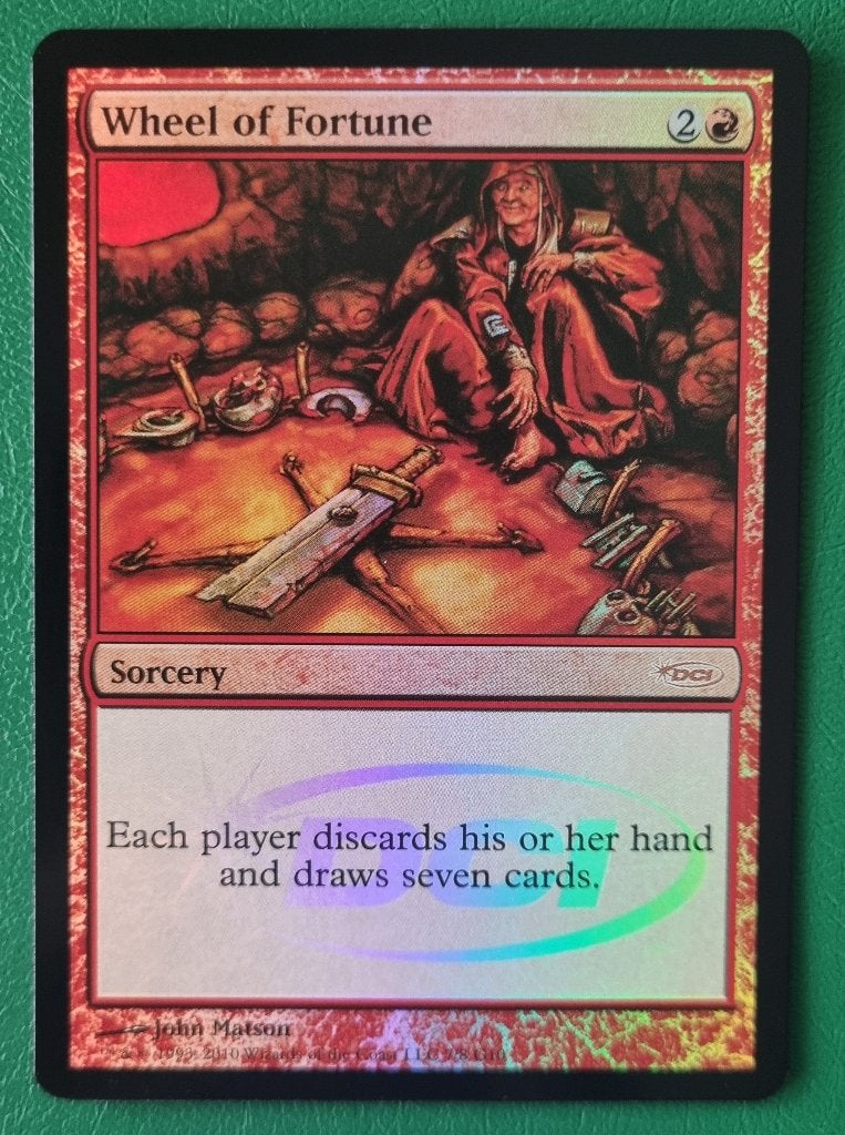 Wheel of Fortune - Magic the Gathering - Judge Reward, Ophalen, Zo goed als nieuw, Losse kaart, Foil