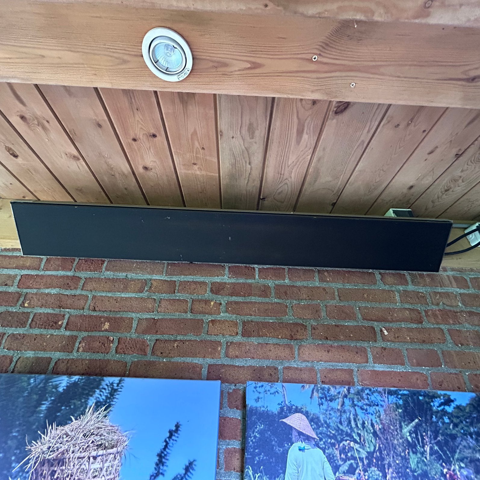 2x Heatstrip THH 2400W Terrasverwarmer, Tuin en Terras, Ophalen of Verzenden, Gebruikt, Elektrisch, Wand