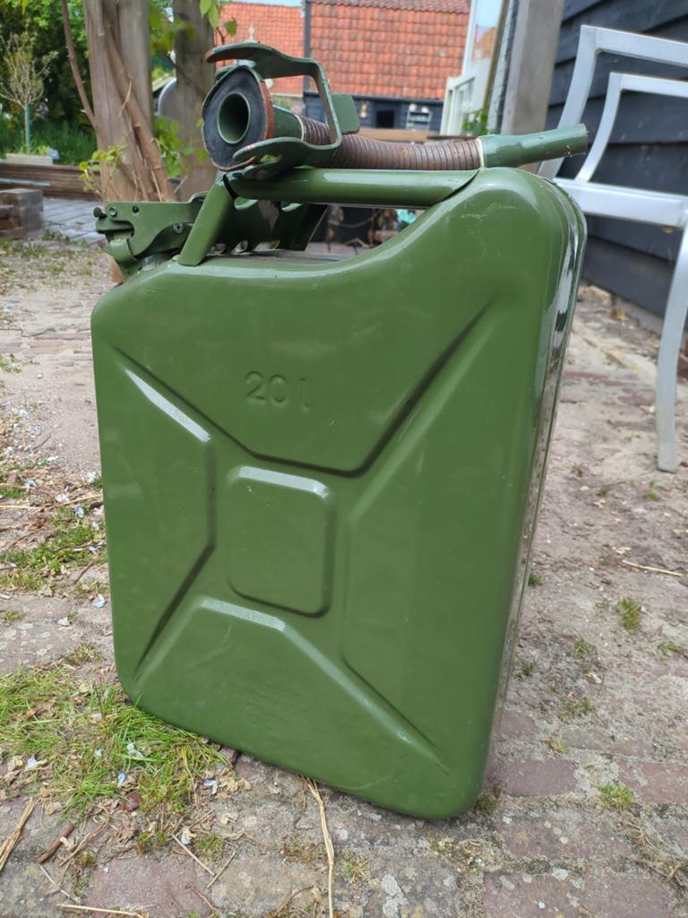 GELG Kanister 20L - Olijfgroene Jerrycan, Ophalen of Verzenden