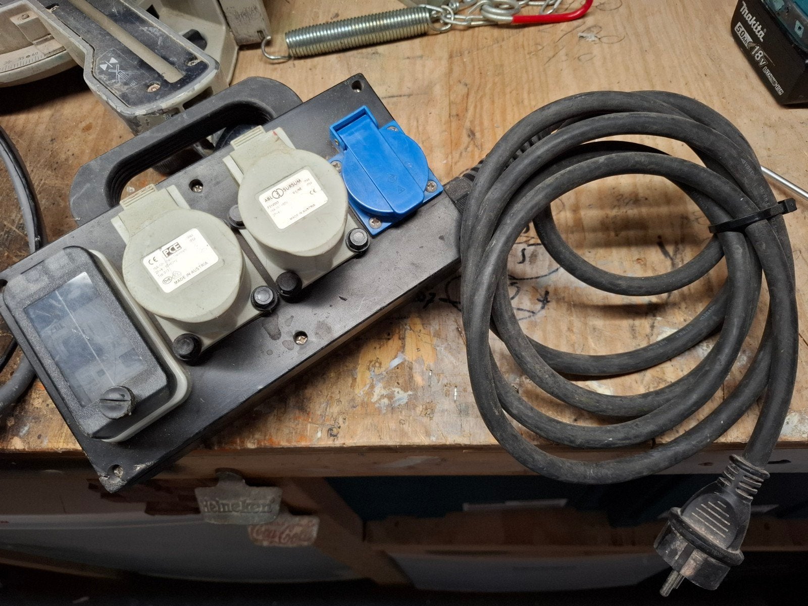 ET Electric Aardlekbox met kabel - Werkend gebruikt, Ophalen of Verzenden, Gebruikt, Overige merken, Overige typen