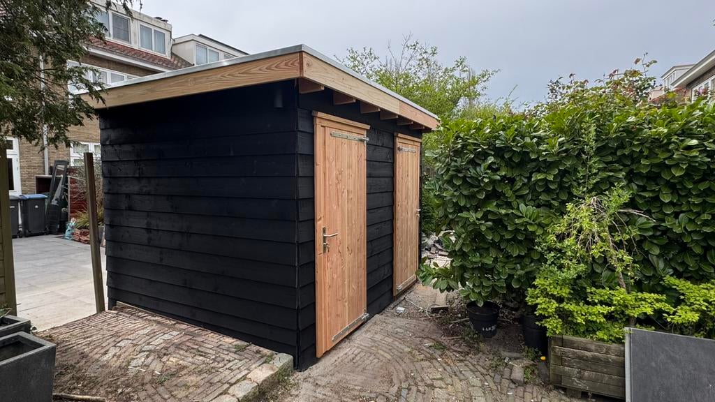 Schuur leveren punt NL blokhut/berging/tuinhuis, Ophalen, 200 tot 400 cm, Tuinhuis, 250 tot 500 cm