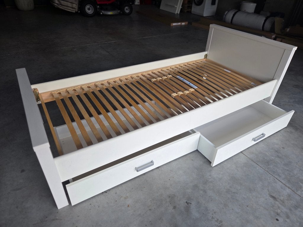 Eenpersoonsbed, Ophalen, Gebruikt, 90 cm, Eenpersoons
