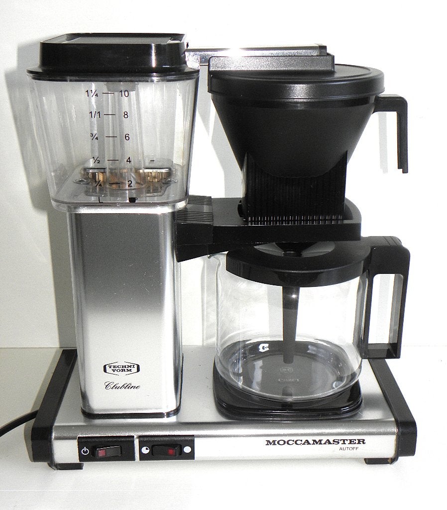 Douwe Egberts Moccamaster Clubline koffiezetapparaat, Ophalen of Verzenden, Zo goed als nieuw