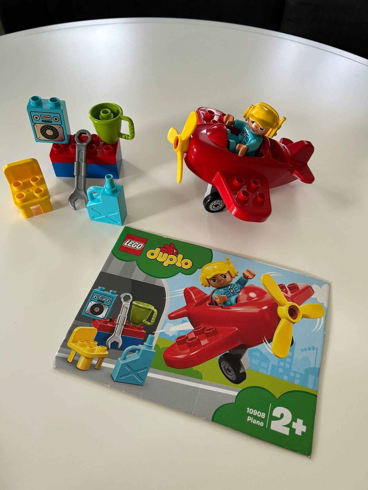 Duplo vliegtuig, Ophalen, Gebruikt, Duplo