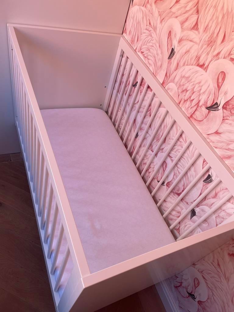 Kidsmill ledikant sixties 60x120, Kinderen en Baby's, Kinderkamer | Bedden, Ophalen, Zo goed als nieuw, Lattenbodem, Minder dan 140 cm