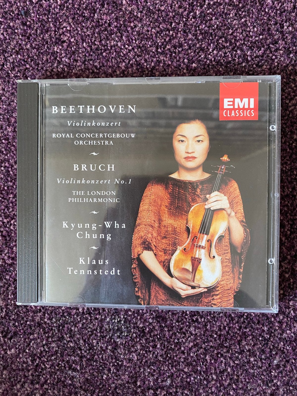 Beethoven & Bruch Vioolconcerten - Kyung-Wha Chung CD, Ophalen of Verzenden, Romantiek, Gebruikt, Orkest of Ballet