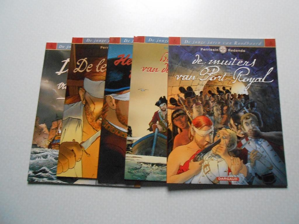 De jonge jaren van roodbaard volledige reeks. 1/5 1996/2001., Boeken, Stripboeken, Perrissin & Redondo, Eén stripboek, Nieuw, Ophalen of Verzenden