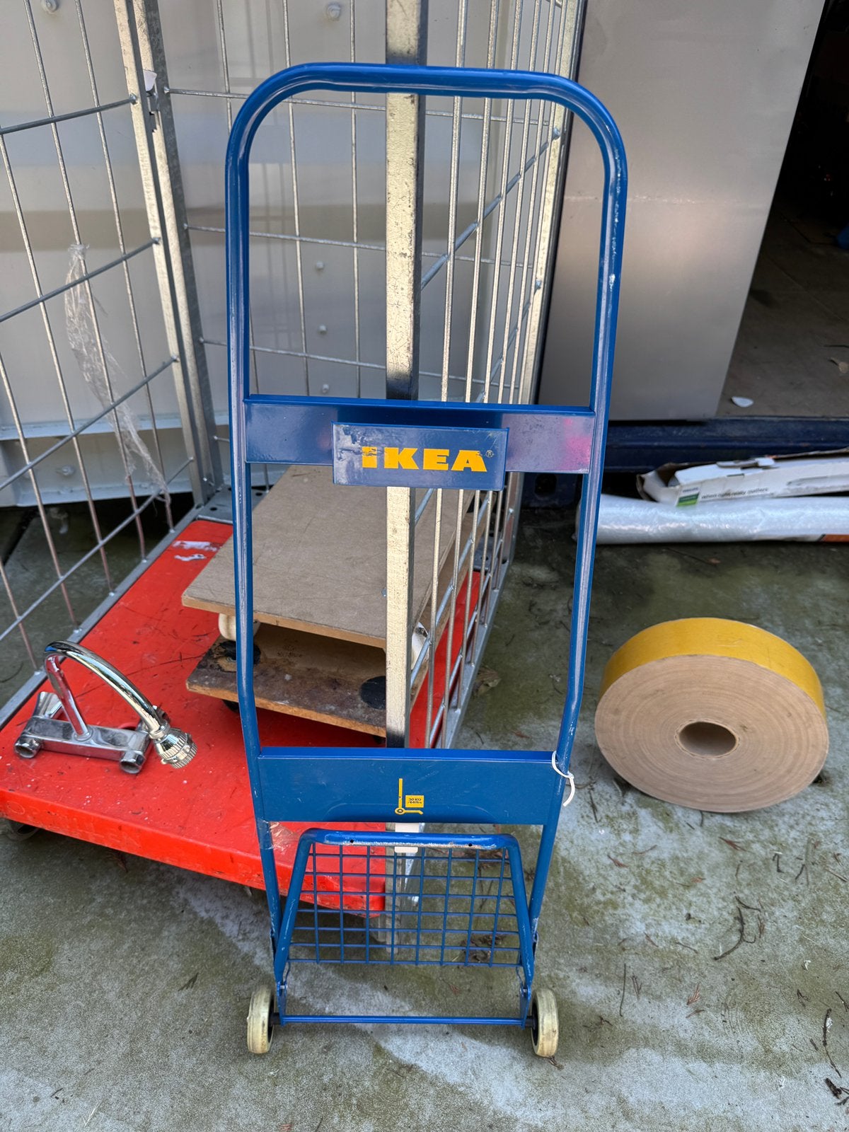Origineel IKEA winkel transportkarretje, Ophalen, Gebruikt, Steekwagen