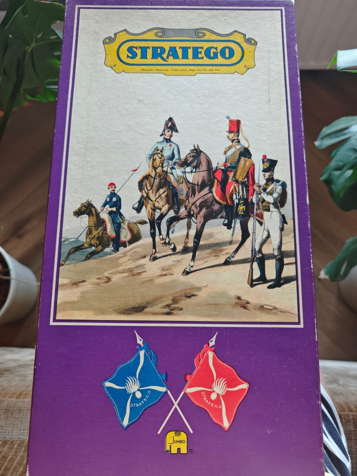 Vintage Stratego Bordspel 495, Een of twee spelers, Ophalen, Gebruikt, Jumbo