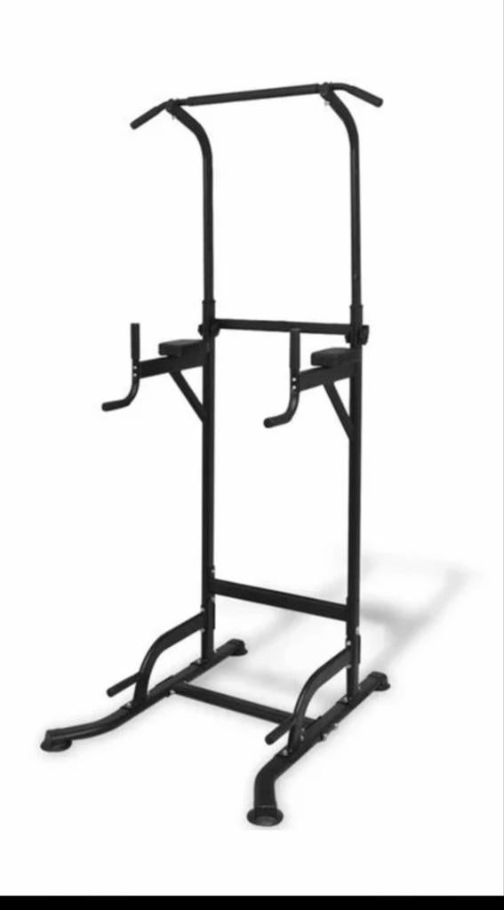 Power Tower Optrekstation Dipstation Pull-up Bar, Sport en Fitness, Fitnessmaterialen, Ophalen, Zo goed als nieuw, Armen, Oprekstang