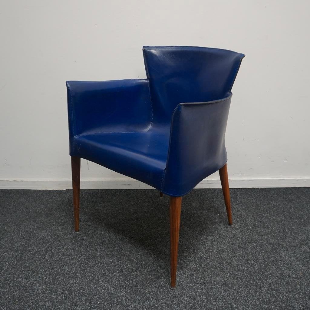 Matteo Grassi Vela Design Stoelen | Vintage | Donker Blauw