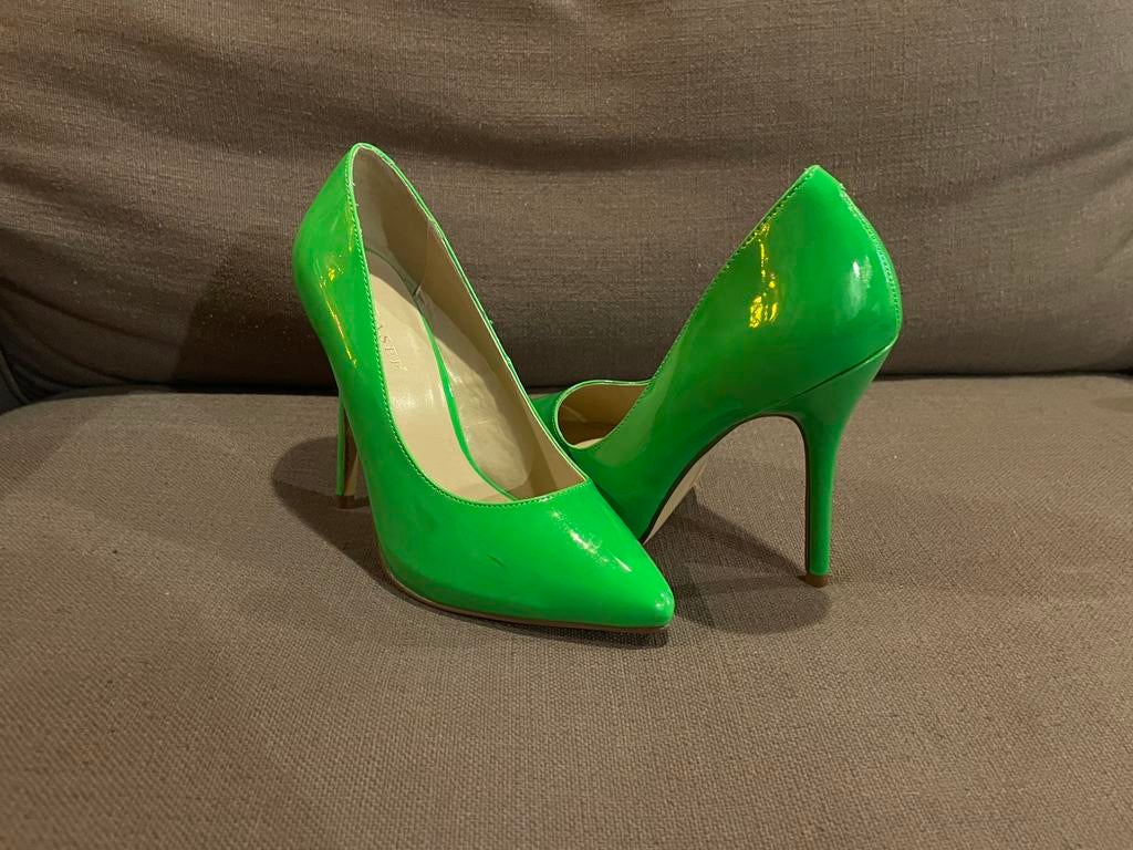 Nieuwe neon groene pumps, Verzenden, Nieuw, Groen