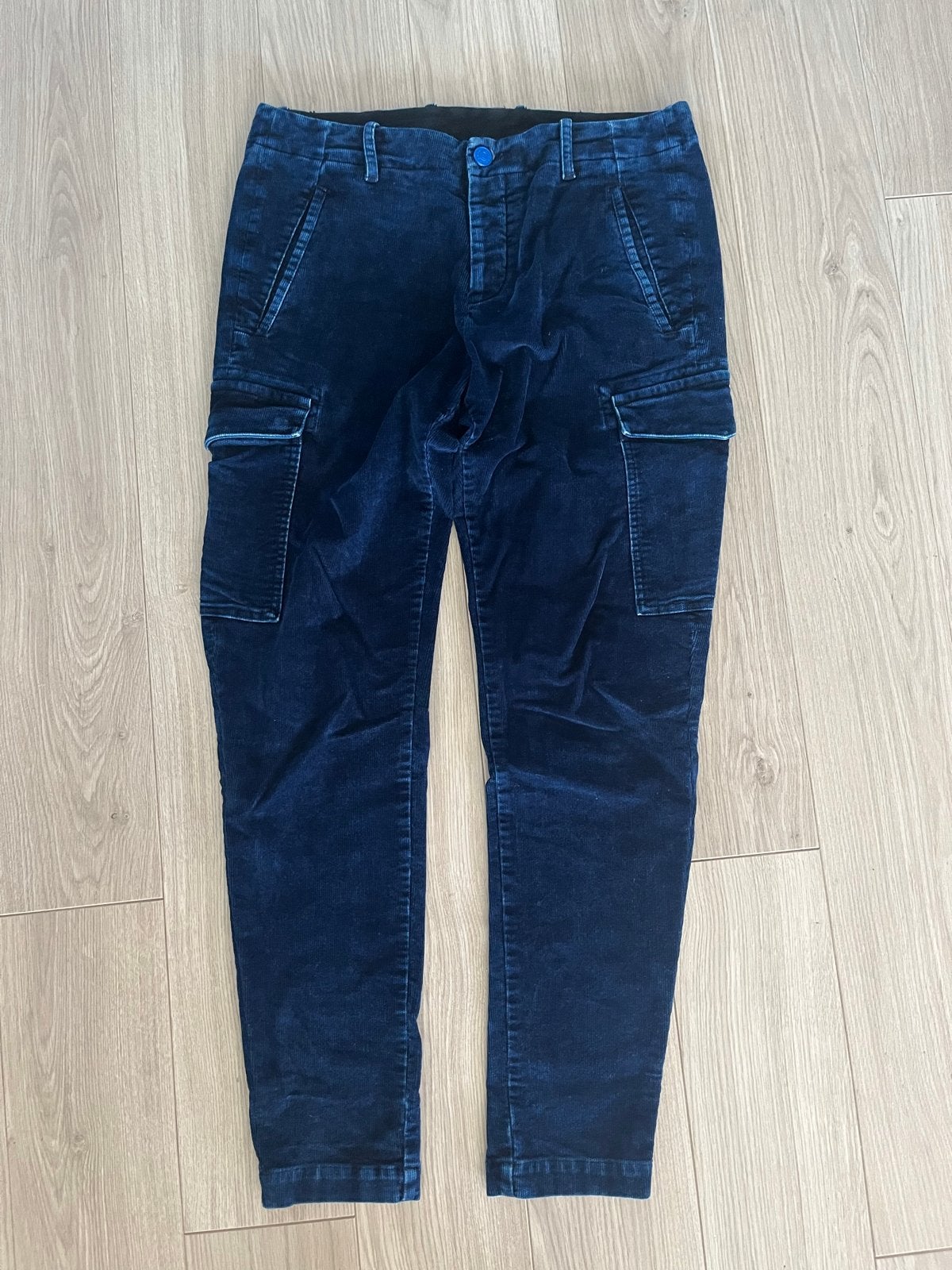 Jacob Cohën corduroy cargo broek - Maat 32, Ophalen of Verzenden, Nieuw, Maat 48/50 (M), Blauw