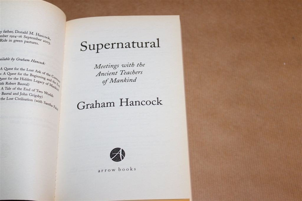 Supernatural — Hancock, Sjamanisme en Oorsprong van de Mens, Ophalen of Verzenden, Gelezen, Overige onderwerpen, Achtergrond en Informatie