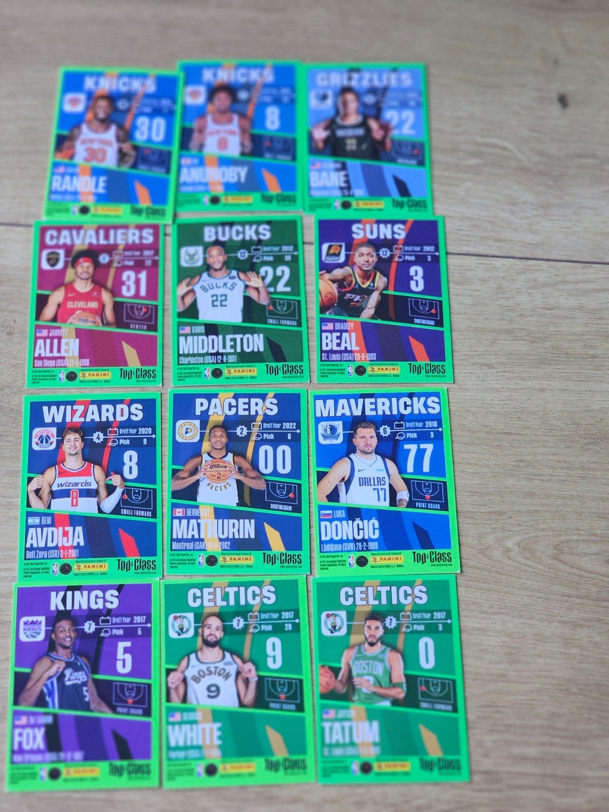 12 basketbal topclass kaarten, Ophalen, Nederland