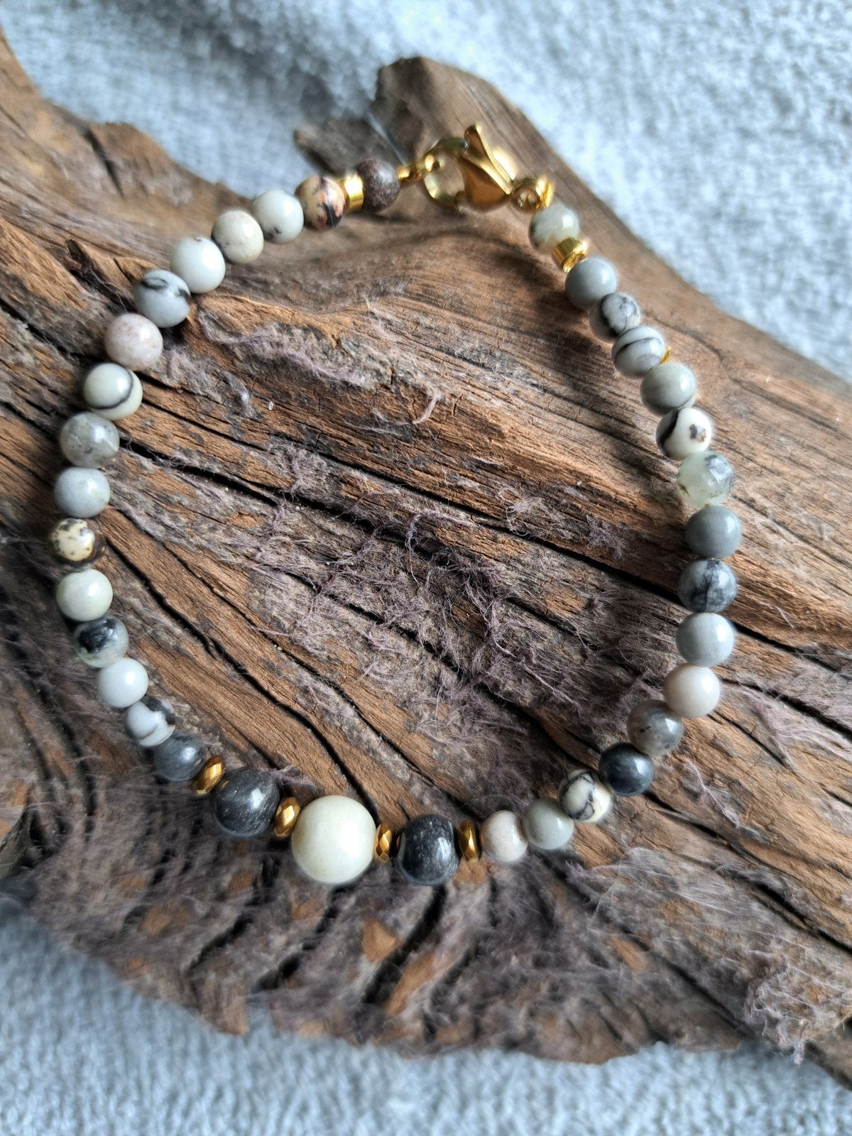 Armband Agaat, Overige materialen, Met bedels of kralen, Overige kleuren, Nieuw