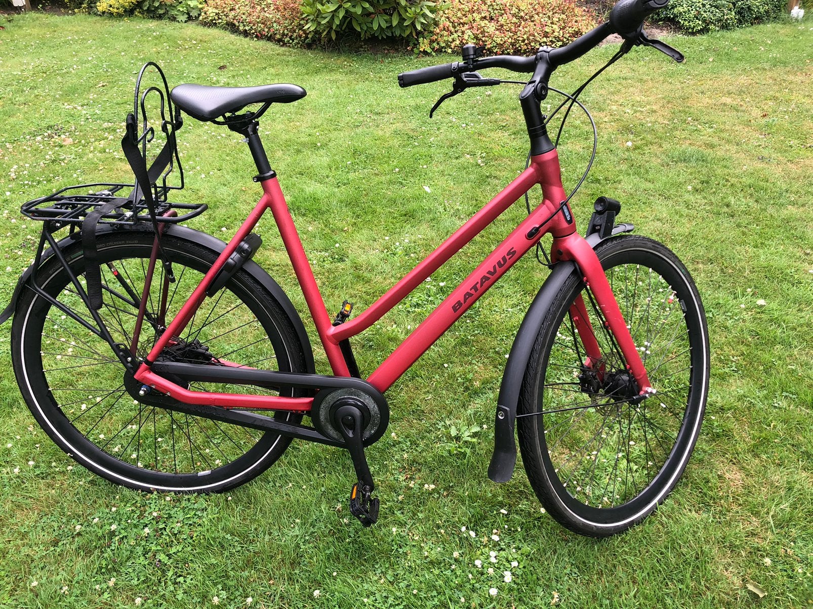 Batavus bordeaux rode fiets. 57 cm, Ophalen, Versnellingen, Batavus, 56 cm of meer
