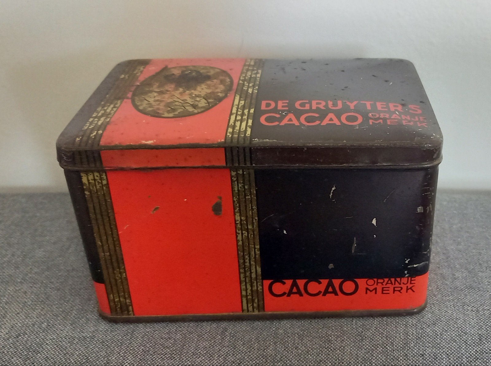 De Gruyters Cacao blik, Ophalen of Verzenden, Gebruikt, Overige