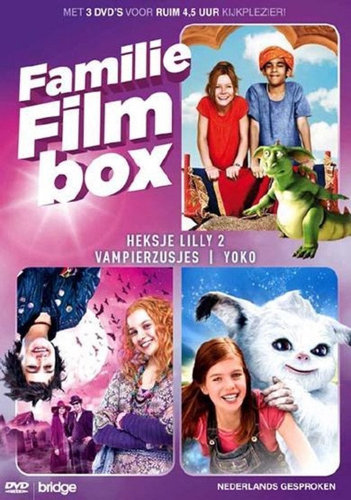 Speelfilm - Familie Filmbox 3XDVD, Cd's en Dvd's, Dvd's | Kinderen en Jeugd, Verzenden, Alle leeftijden, Overige genres, Zo goed als nieuw