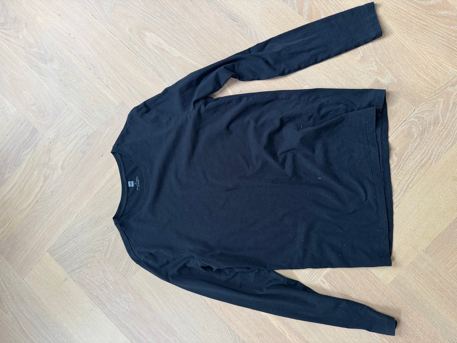 Hema Zwart Heren T-shirt Lange Mouwen Maat L, Kleding | Heren, T-shirts, Ophalen of Verzenden, Nieuw, Maat 52/54 (L), Zwart