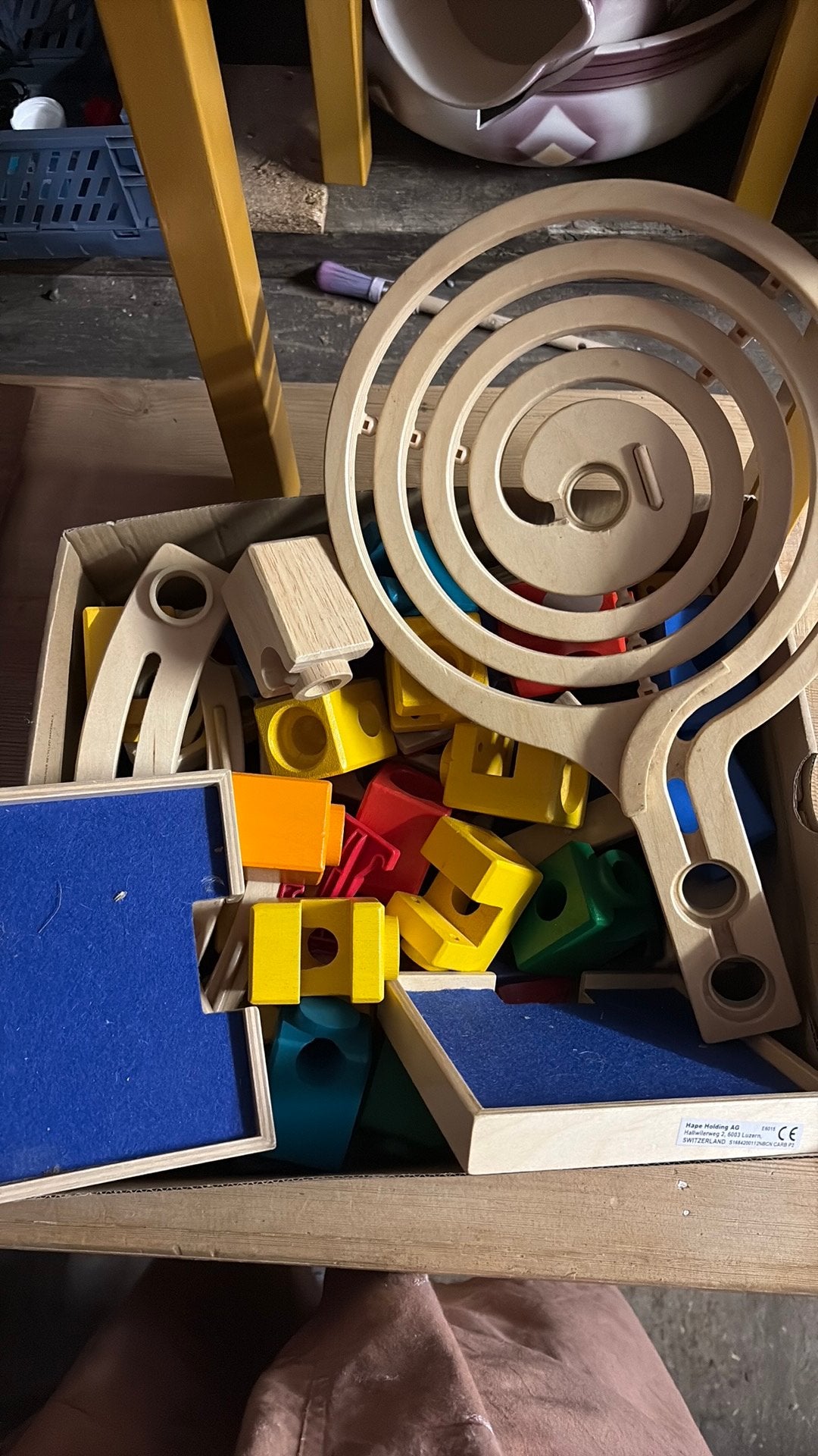 Hape en haba knikkerbanen, Kinderen en Baby's, Ophalen of Verzenden