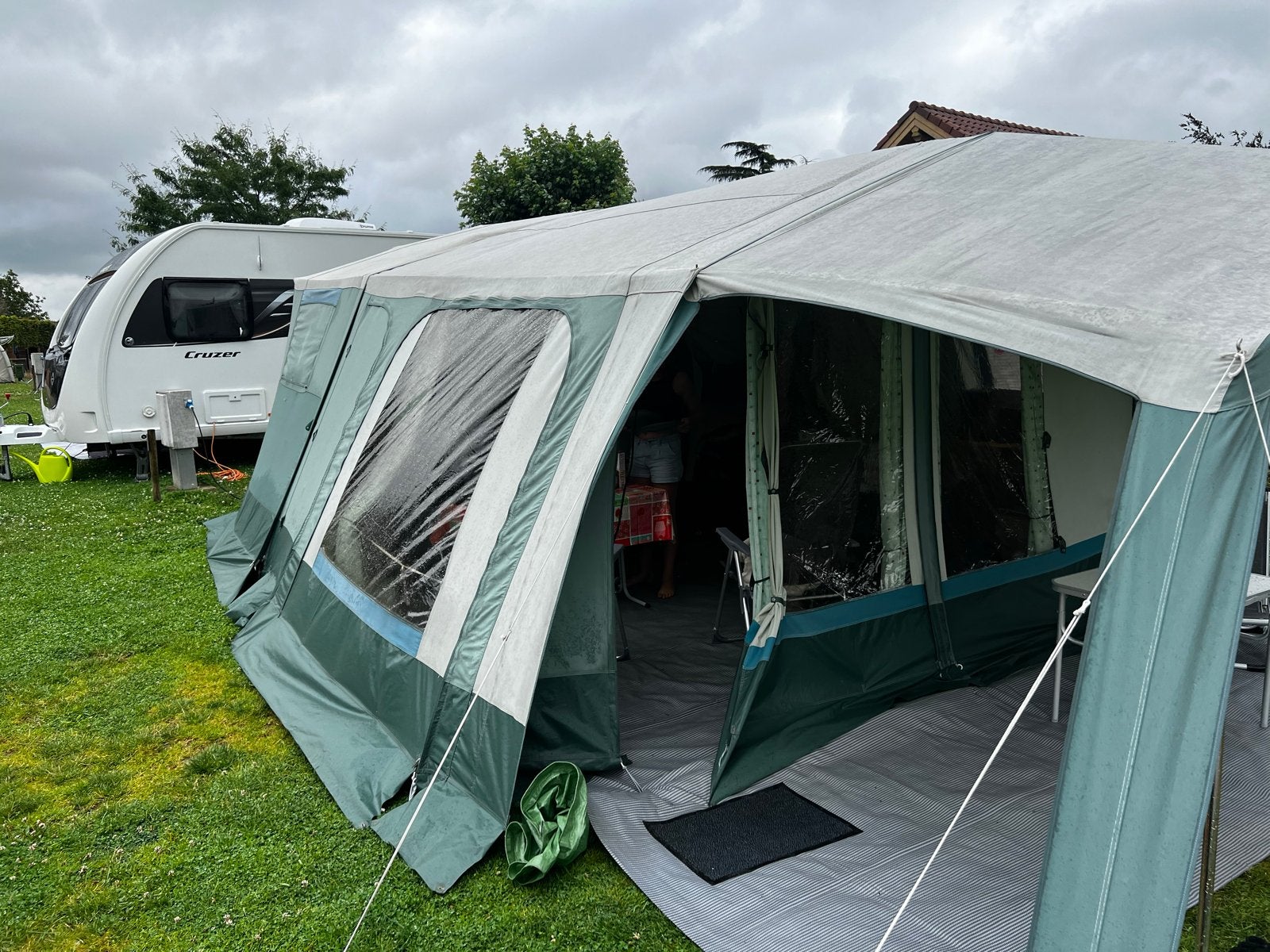 Vouwwagen Chantily - Waterdicht en Gepimpt!, Caravans en Kamperen, Vouwwagens, Ophalen, Groen, Tot en met 4, Overige merken