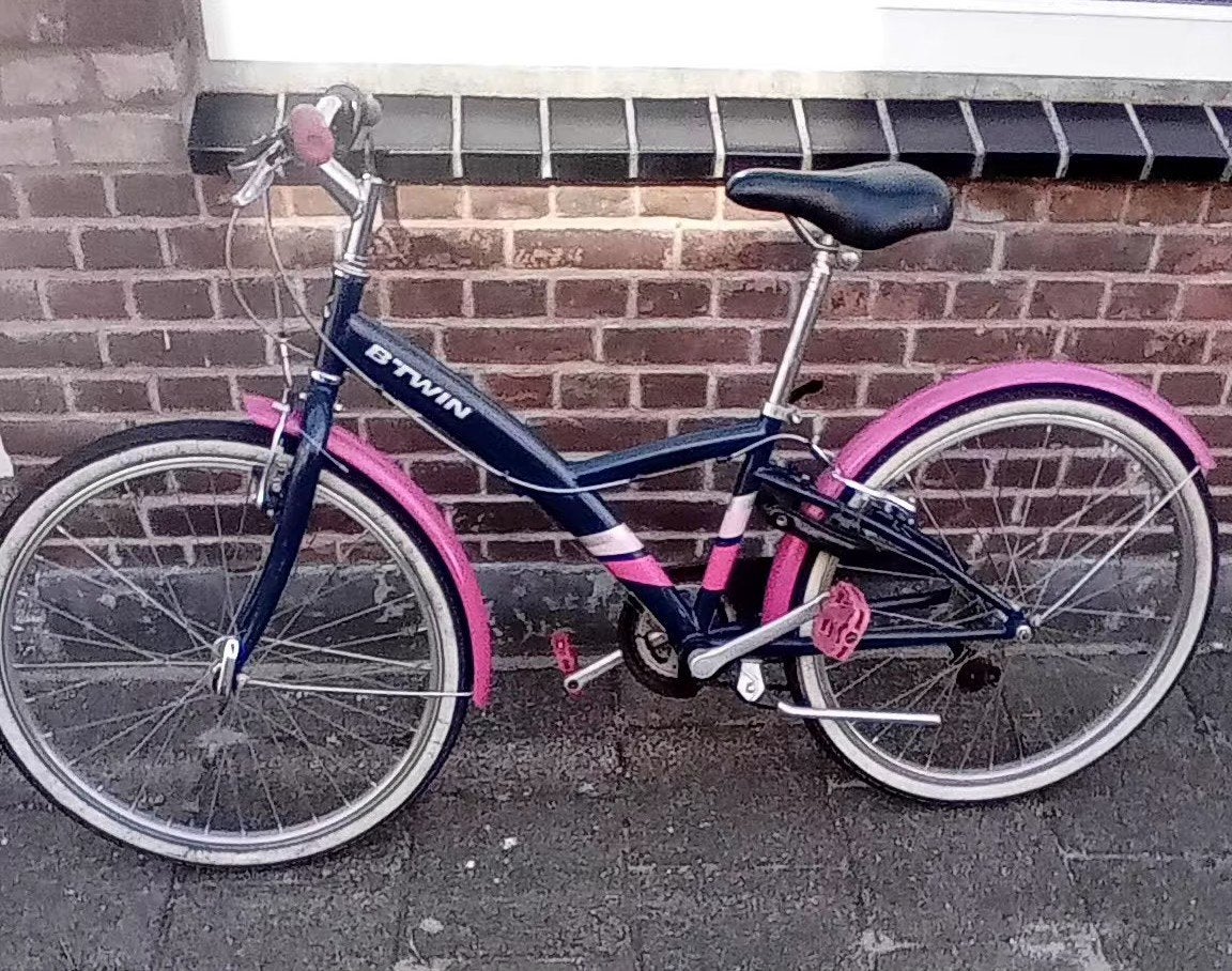 btwin meiden fiets, Ophalen, Zo goed als nieuw, 24 inch