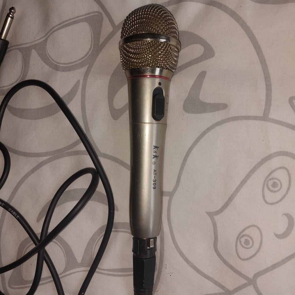 K&K AT-309 Microfoon met kabel, Ophalen, Gebruikt, Zangmicrofoon