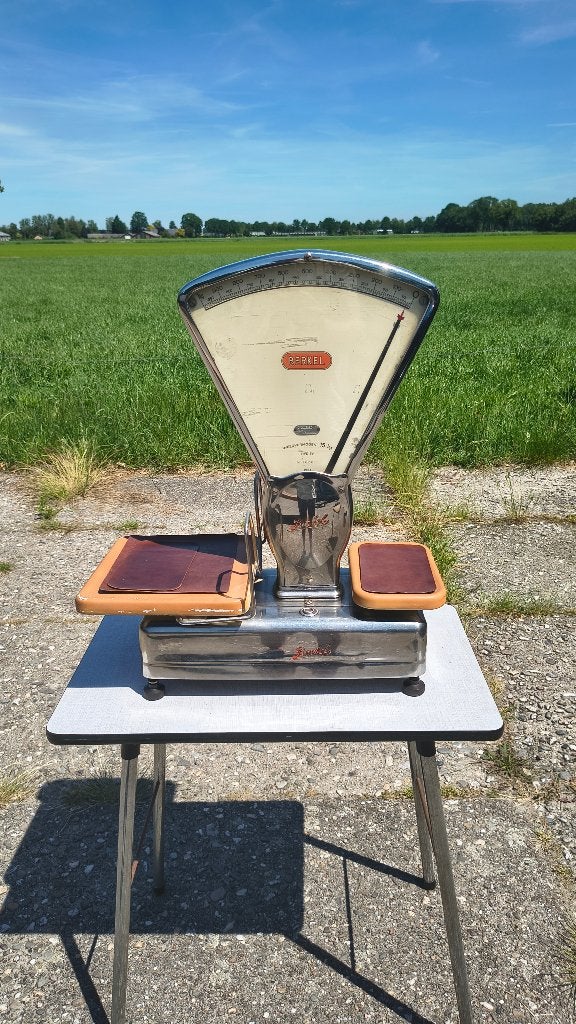 Vintage Berkel Weegschaal - Type EF, 15 kg, uit 1954, Ophalen, Winkelweegschaal, Nb, Berkel