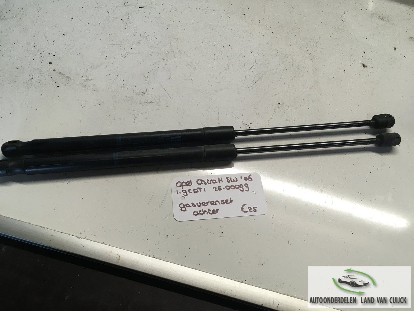 Opel Astra H Sw 1.9 cdti 2006 2500099 Gasveren set, Gebruikt, -, -, Ophalen of Verzenden