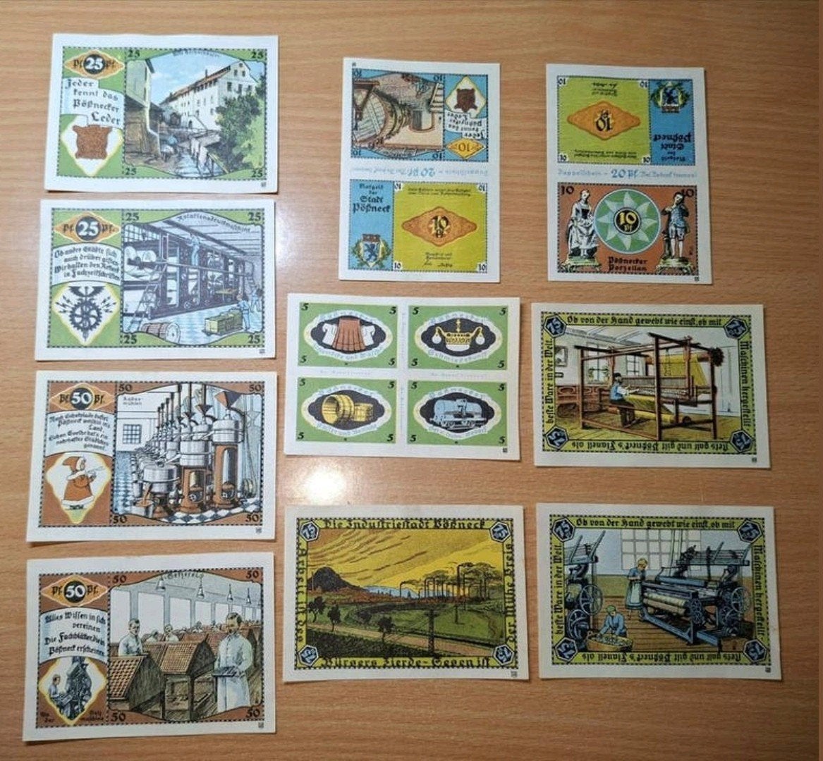 Duits Notgeld Pössneck Noodgeld, Ophalen of Verzenden