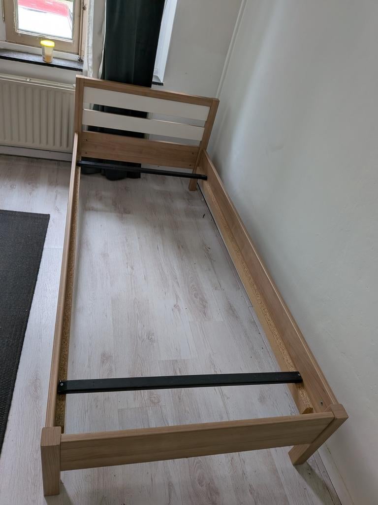 Eenpersoonsbed met elektrisch spiraalbodem, Ophalen, 90 cm, 200 cm, Modern