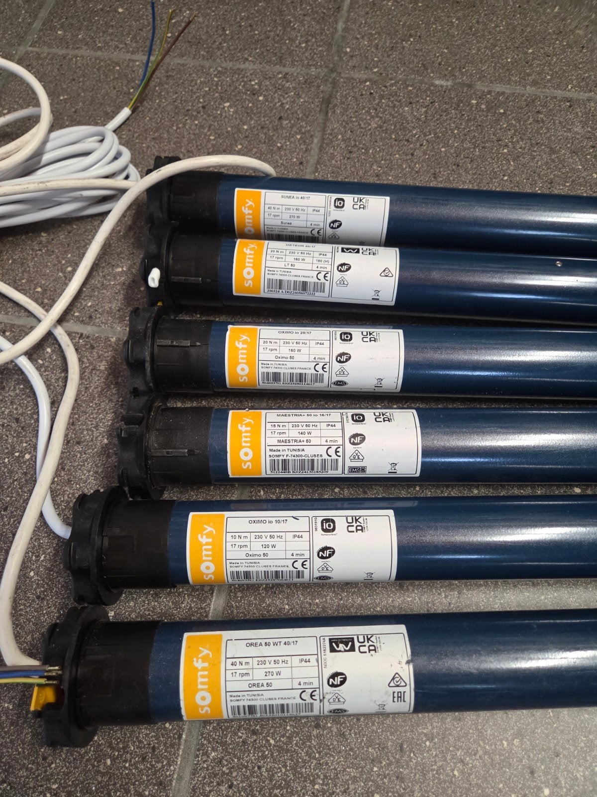Somfy motoren schakelaar en afstandbediening, Ophalen of Verzenden, Nieuw, Wit, Minder dan 100 cm