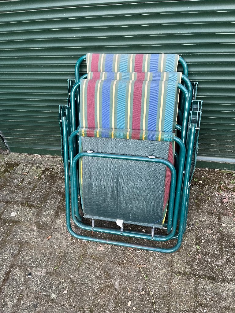 lafuma tuinstoel set tuinstoelen klapstoelen, Tuin en Terras, Tuinbanken, Gebruikt, Kunststof, Ophalen of Verzenden
