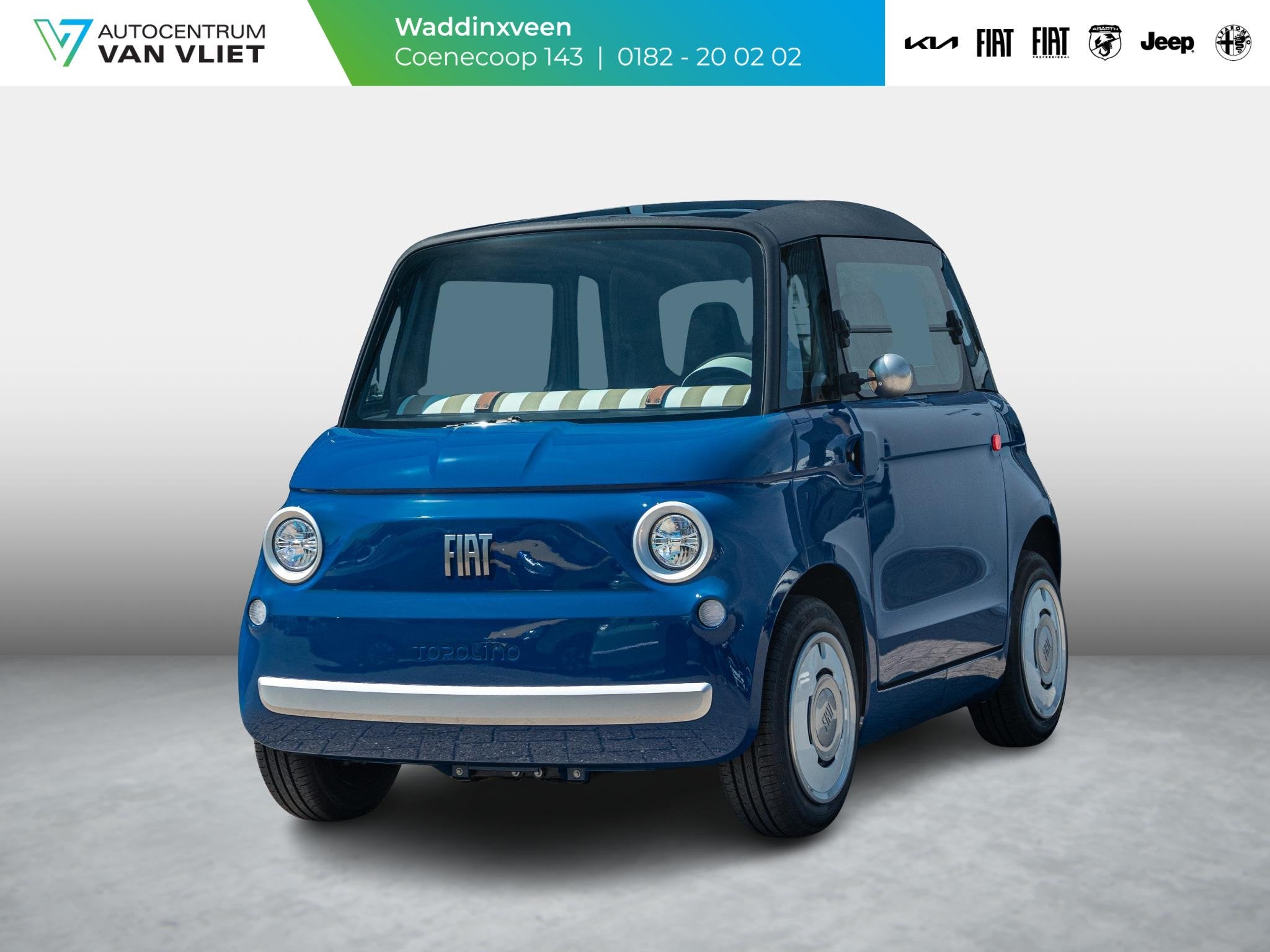 Fiat Topolino Speciale | Uit voorraad leverbaar | Uniek | Sa, 400 kg, Met garantie (alle), Blauw, 75 km