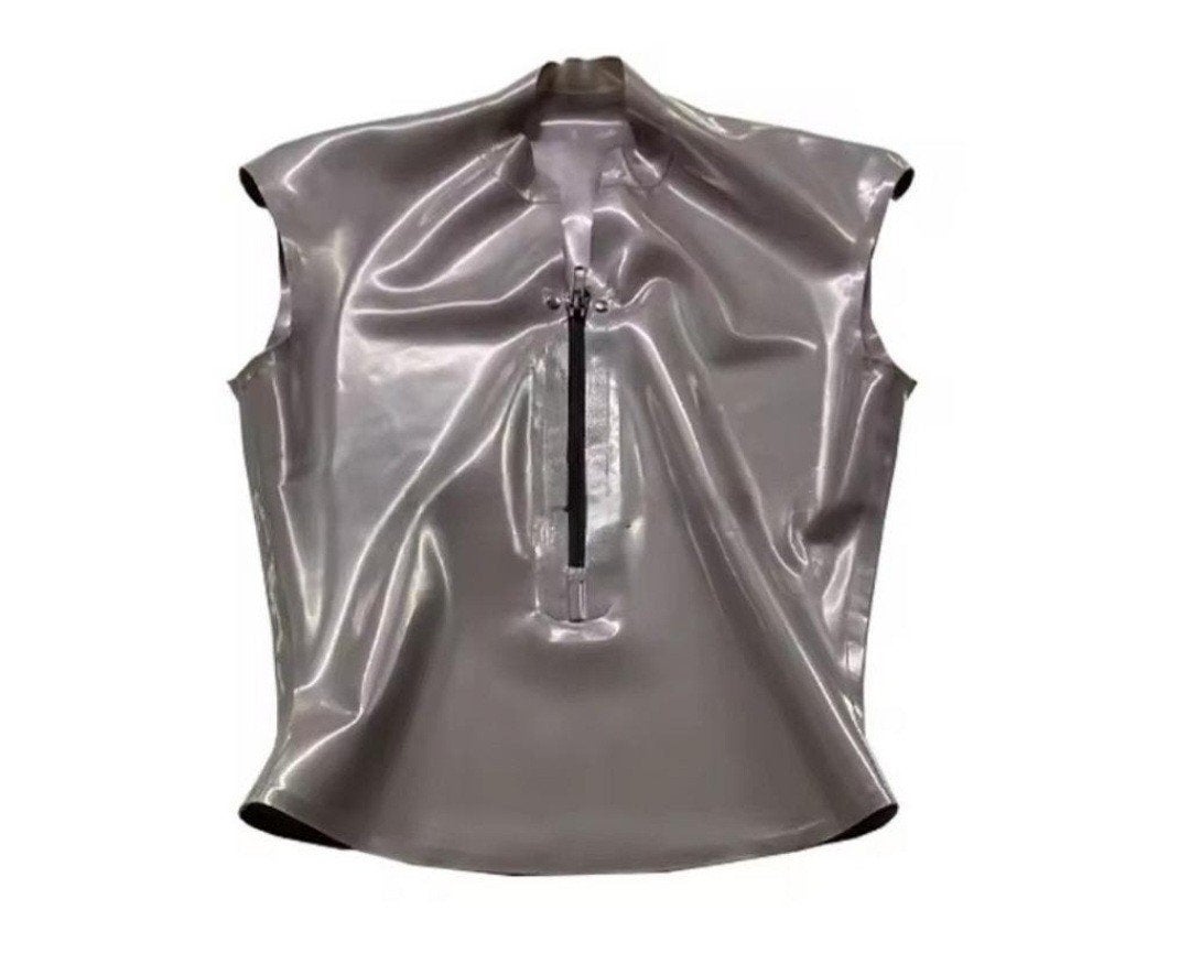 Mooie latex top met rits, tm 3XL (op maat)
Latex
Maat XXS tm, Verzenden, Zwart, Nieuw, Zonder mouw