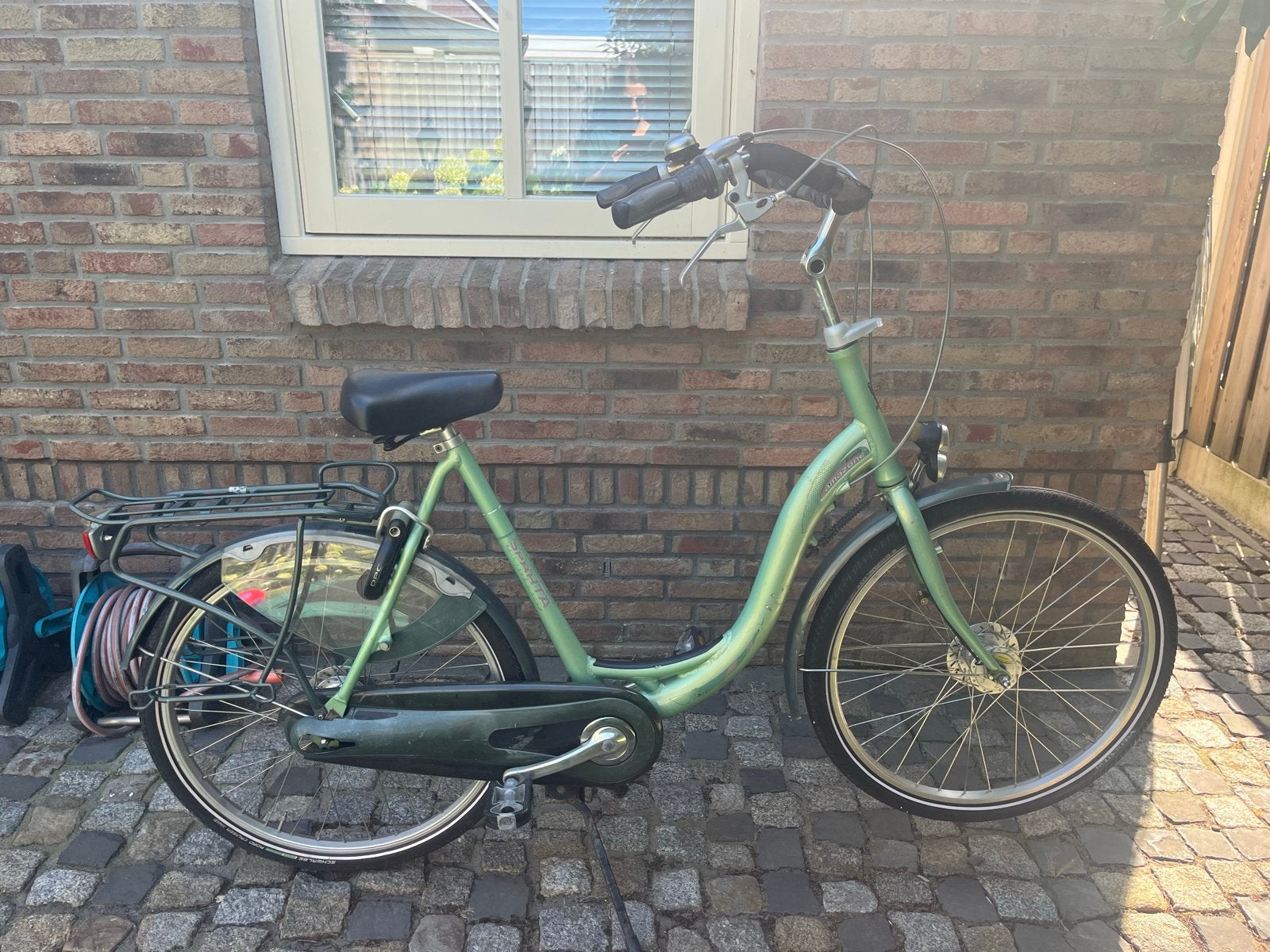Sparta 26 inch moederfiets, Fietsen en Brommers, Fietsen | Dames | Moederfietsen, Ophalen, Sparta, Gebruikt, Dubbele standaard