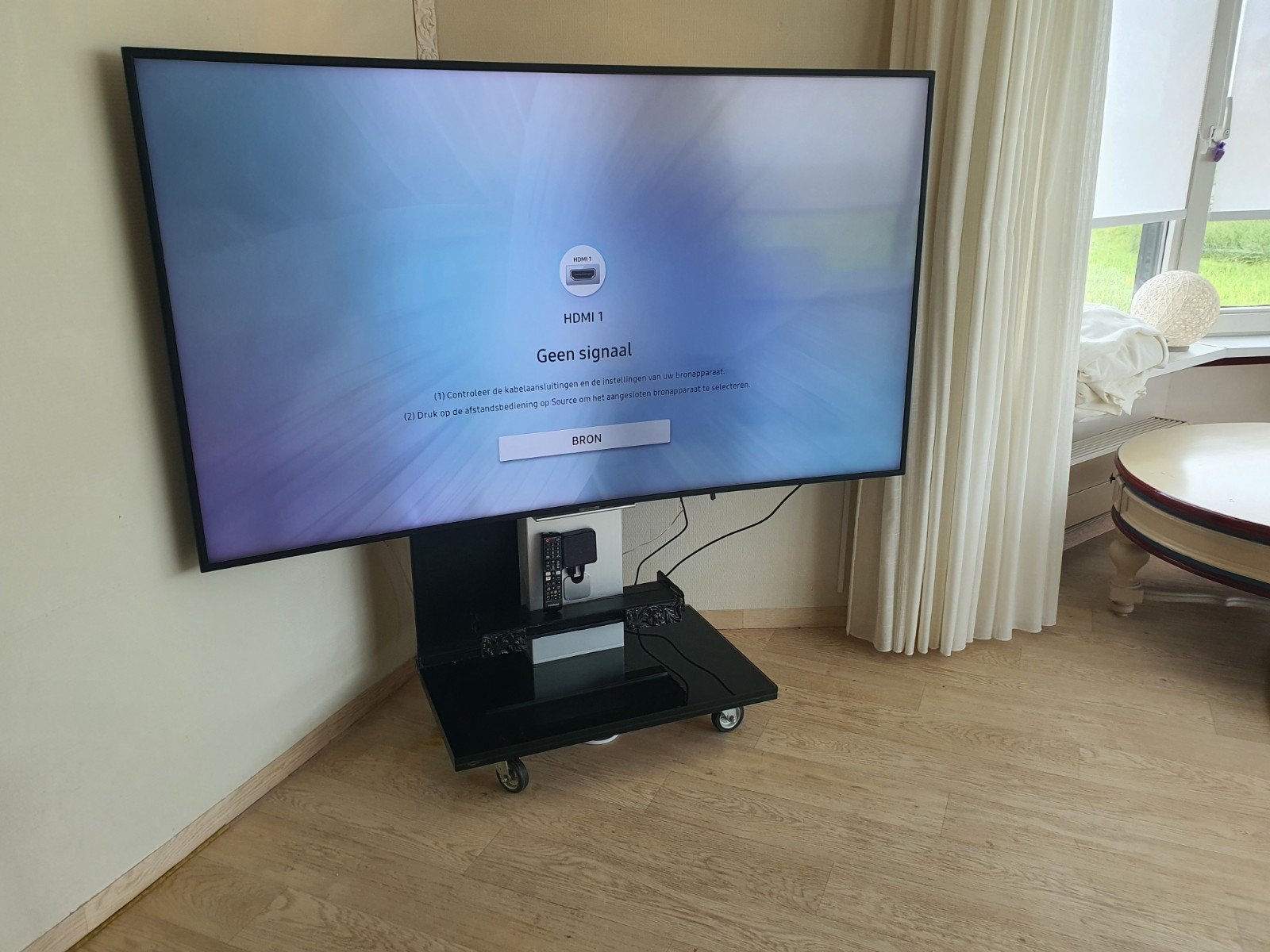 Samsung Curved tv te koop, Ophalen, LED, Zo goed als nieuw, Samsung