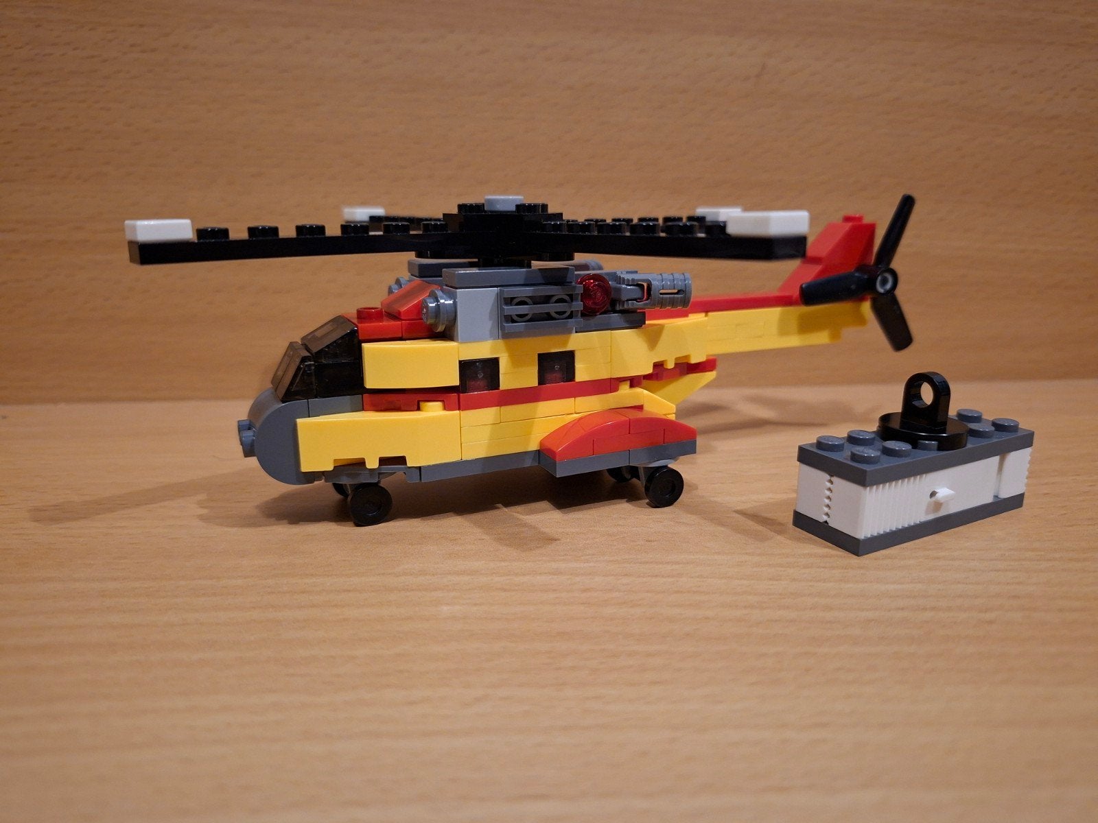 LEGO Creator 31029 Helikopter met container 3-in-1, Ophalen, Lego, Inclusief instructies, Zo goed als nieuw