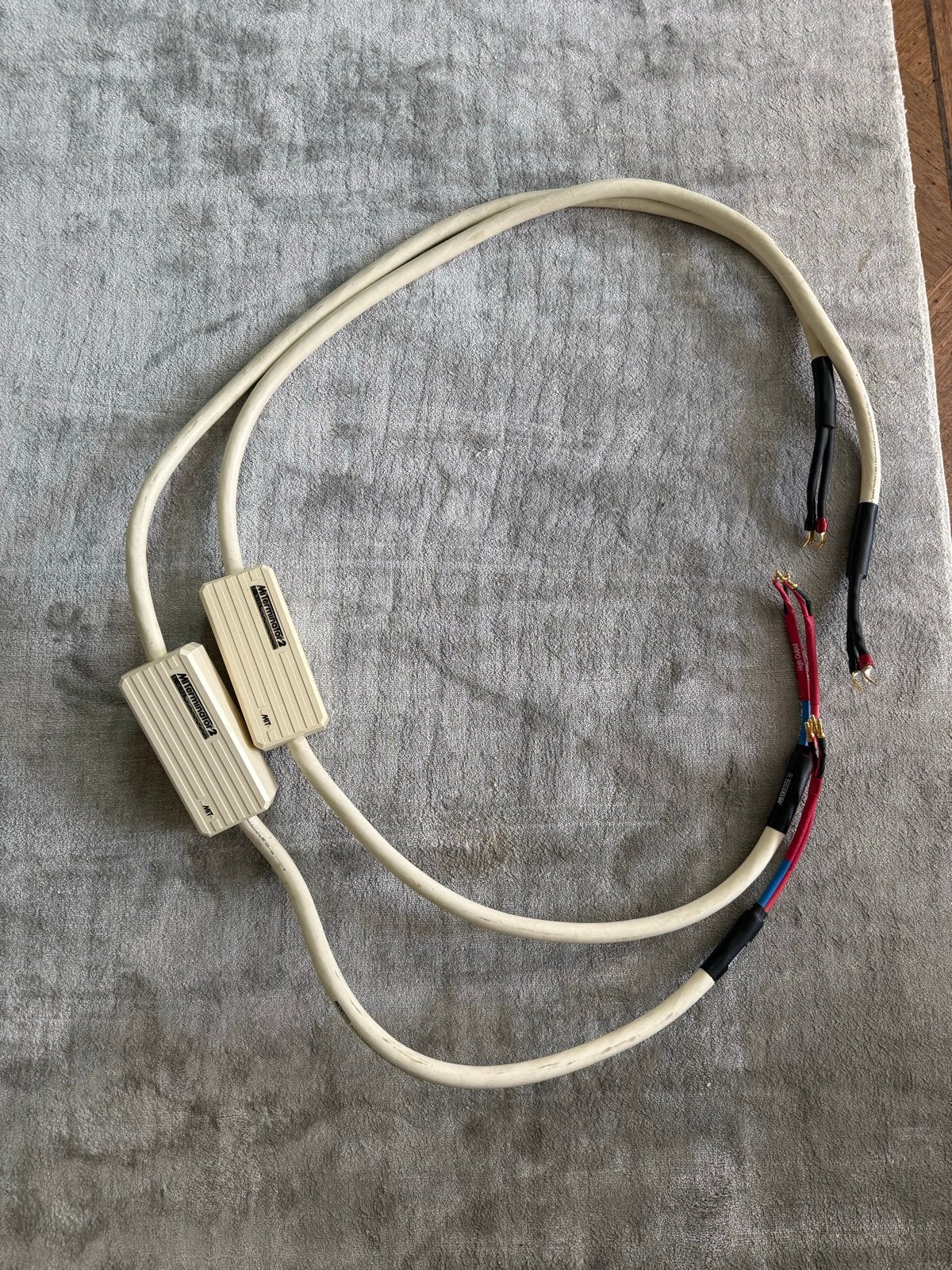 MIT Terminator 2 Bi-Wire Luidsprekerkabel - 2.5m, Ophalen of Verzenden, Zo goed als nieuw, 2 tot 5 meter, Luidsprekerkabel