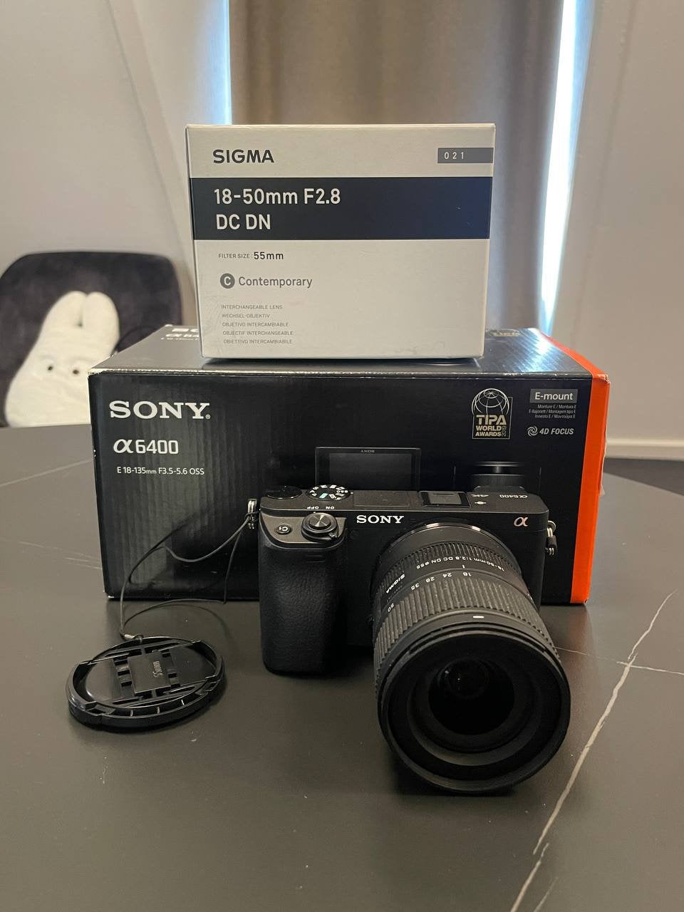 Sony A6400 + Sigma 18-50mm F2.8 te koop | Als nieuw, Ophalen of Verzenden, Nieuw, Sony, Geen optische zoom