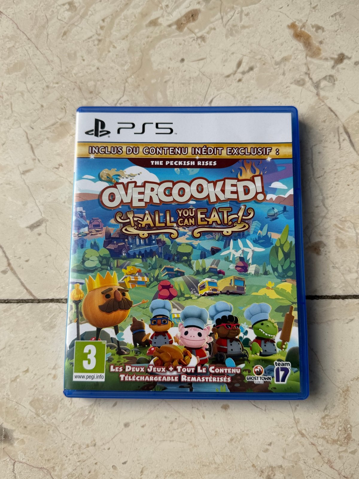 PS5: Overcooked! All You Can Eat, Spelcomputers en Games, Games | Sony PlayStation 5, Zo goed als nieuw, Overige genres, 3 spelers of meer