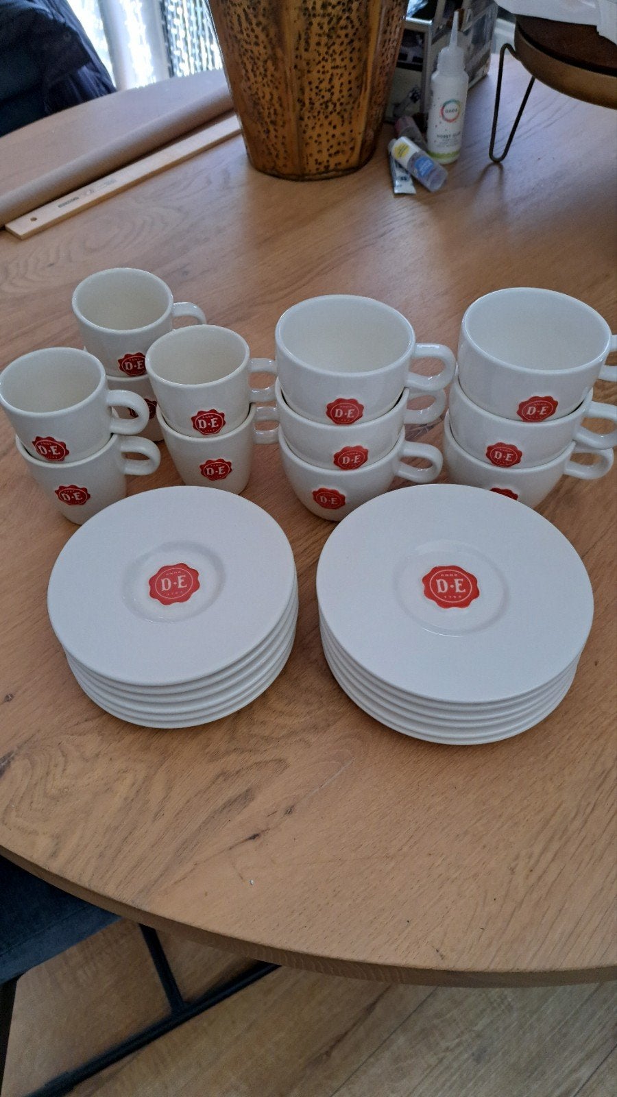 Douwe Egberts kopjes 20.00 euro, Antiek en Kunst, Ophalen