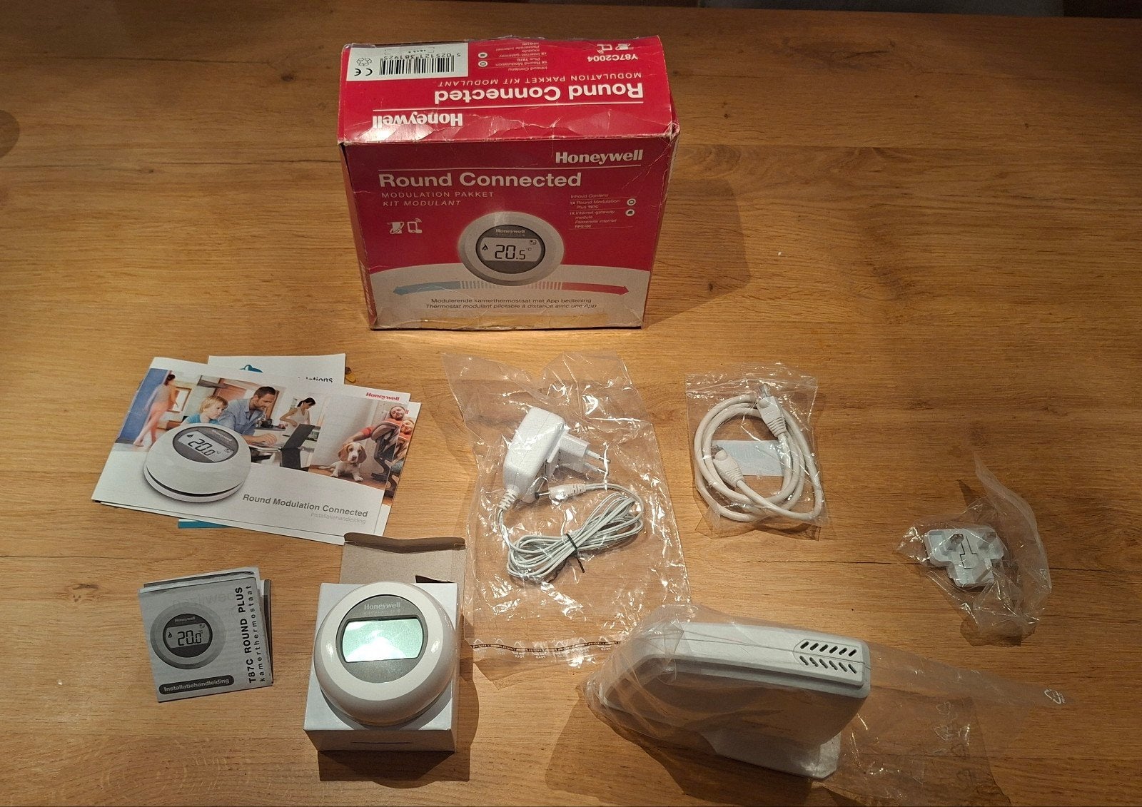 Honeywell Round Connected Modulation, Ophalen of Verzenden, Slimme thermostaat, Zo goed als nieuw