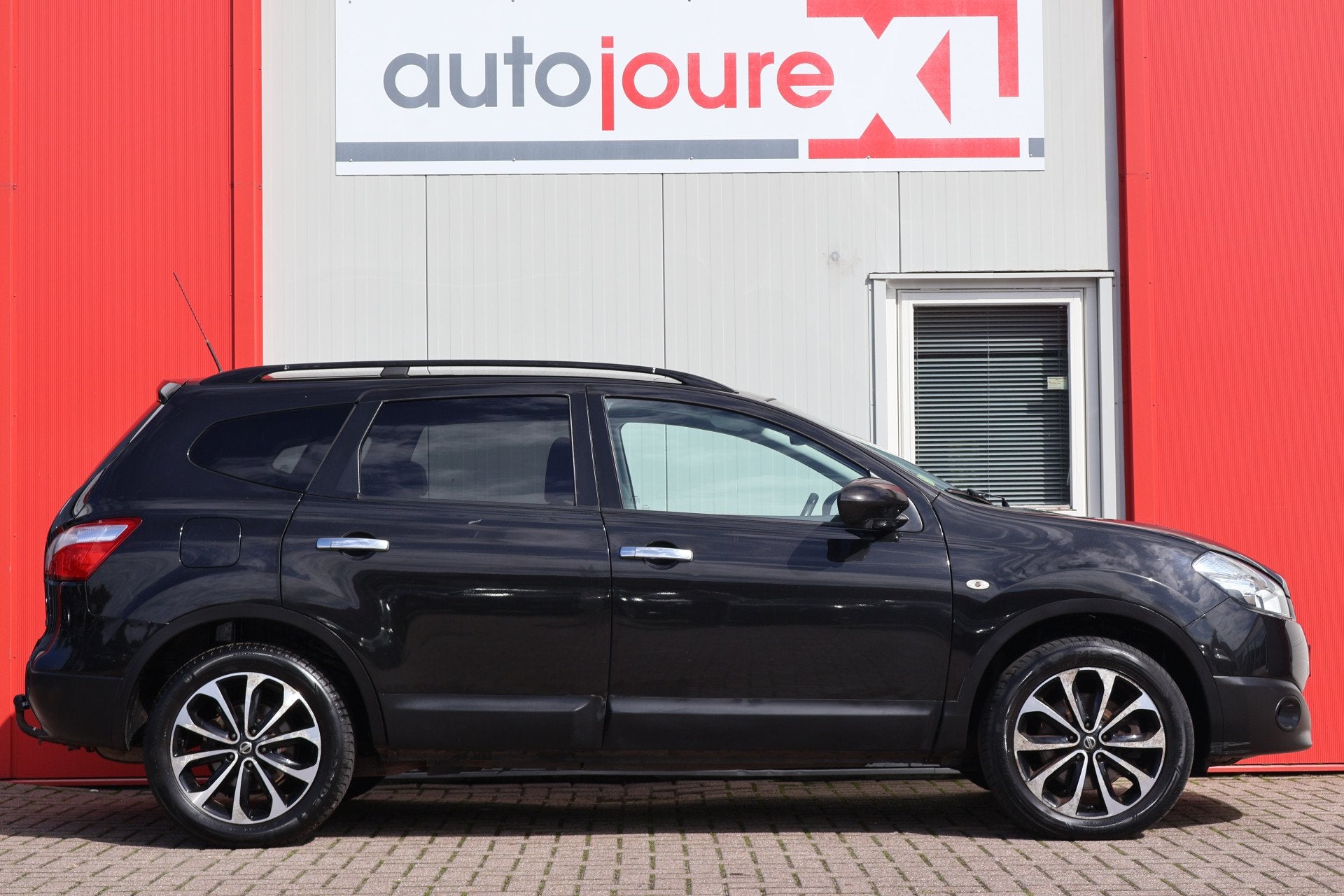 Nissan QASHQAI+2 1.6 dCi 360 (bj 2014), Auto's, Euro 5, Stof, Gebruikt, Zwart