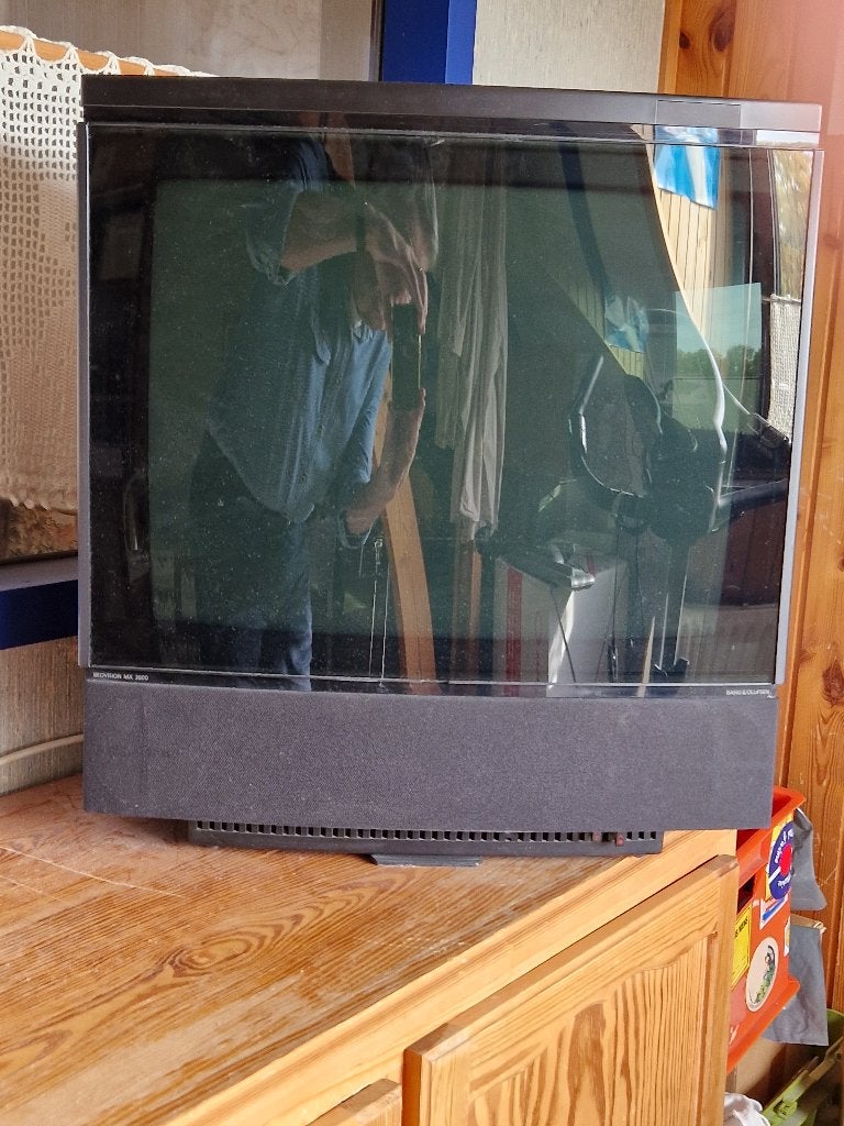 2 stuks analoge B&O crt-televisie's, zwart, Ophalen, Gebruikt, 40 tot 60 cm, Overige merken